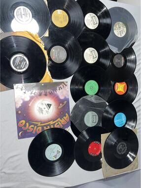 Vintage Vinyl Record Collection - Mixed Genres and Labels 16 total-Non tested